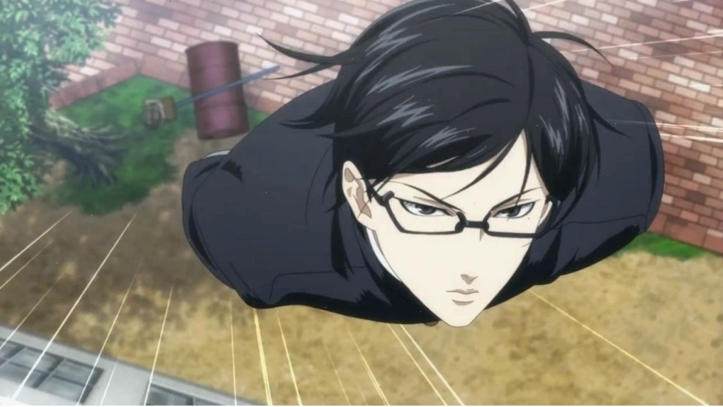 Cảnh hành động trong bộ anime Durarara!!