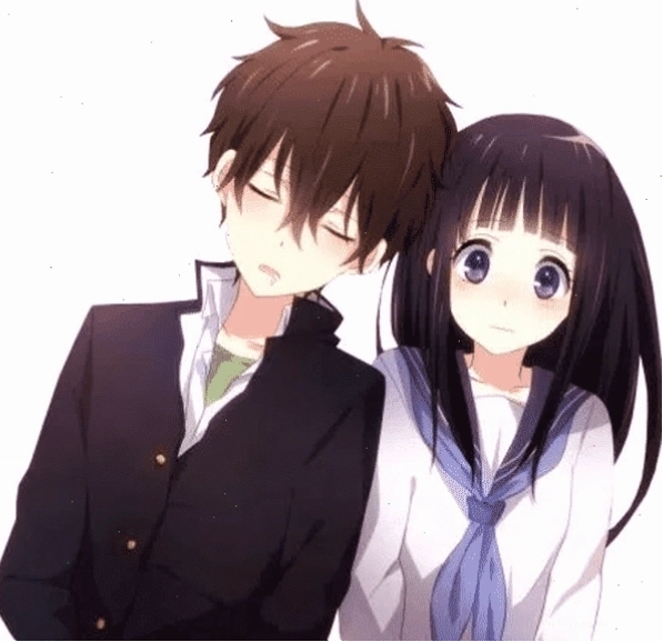 Cặp đôi anime dễ thương với trang phục đồng điệu