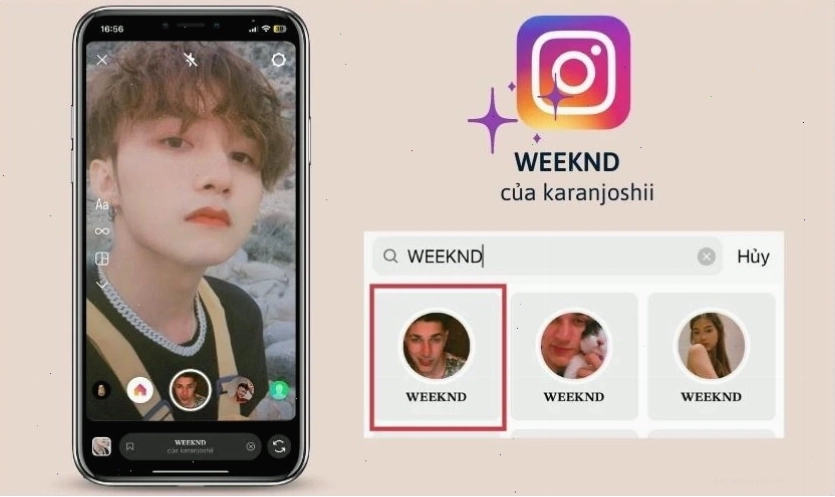 Chàng trai sử dụng filter Instagram màu trầm ấm