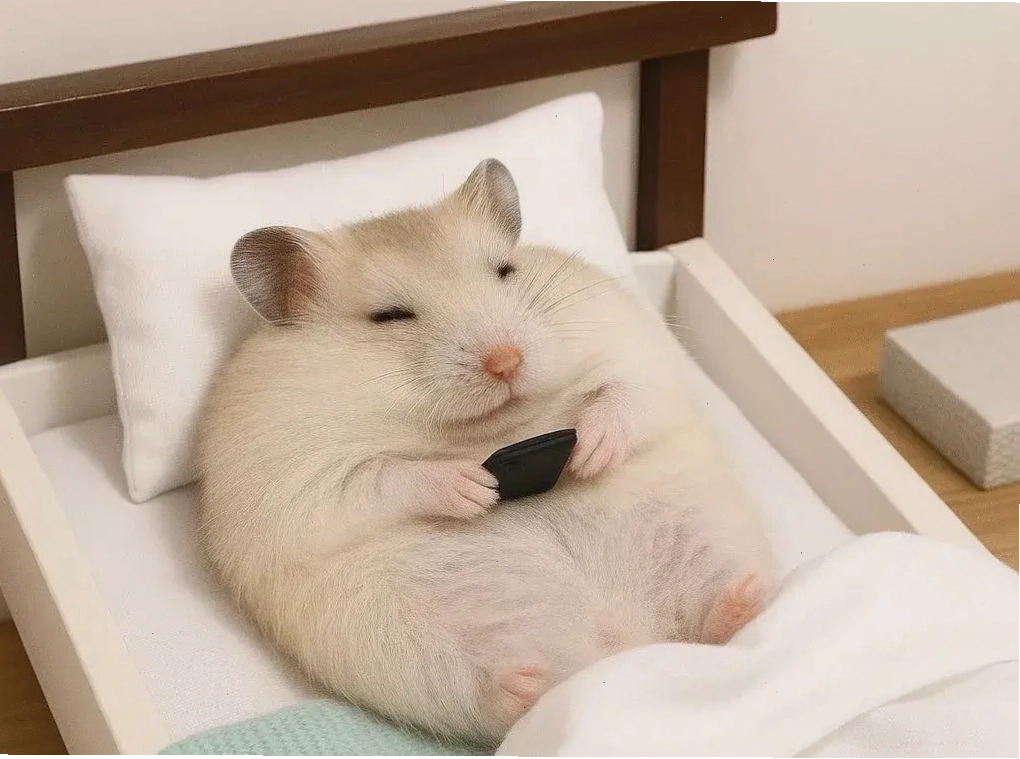Chuột hamster với biểu cảm hài hước, sáng tạo từ những khoảnh khắc đời thường