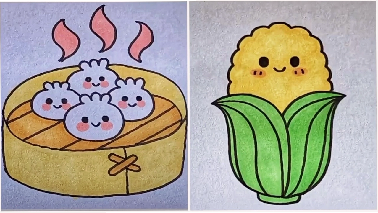 Cô gái anime chibi với đôi mắt to biểu cảm