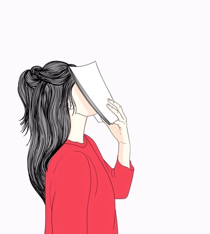 Cô gái anime với biểu cảm buồn bã