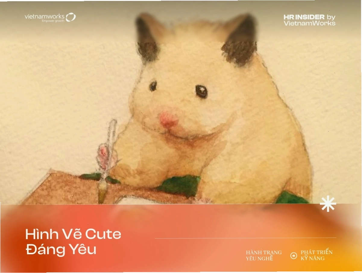 Cô gái chibi với cử chỉ dễ thương