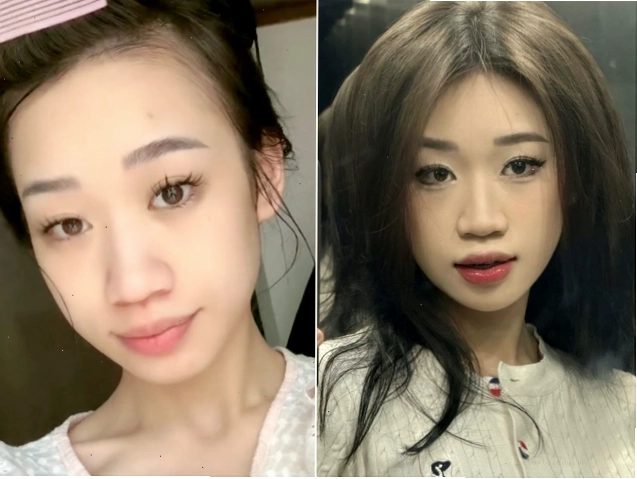 Cô gái mặt mộc dịu dàng và nữ tính