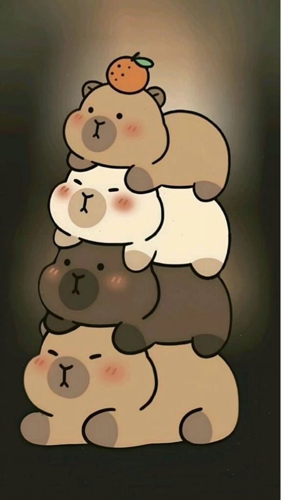 Đàn Capybara chồng chất trong bóng tối, tạo nên ảnh avatar vô tri độc đáo
