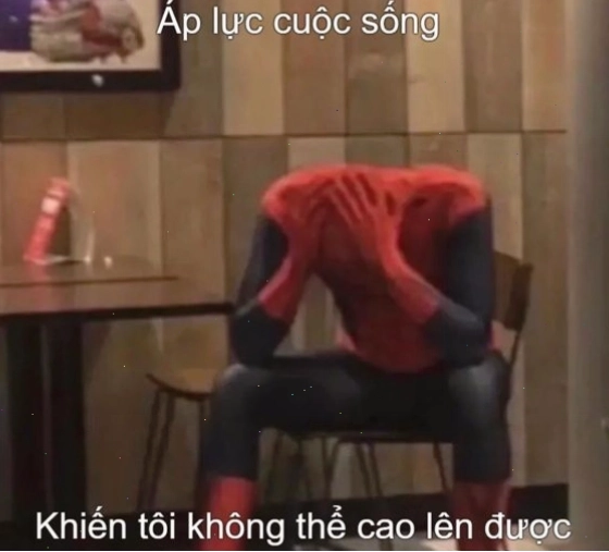 Hài hước spiderman meme với tình huống quen thuộc