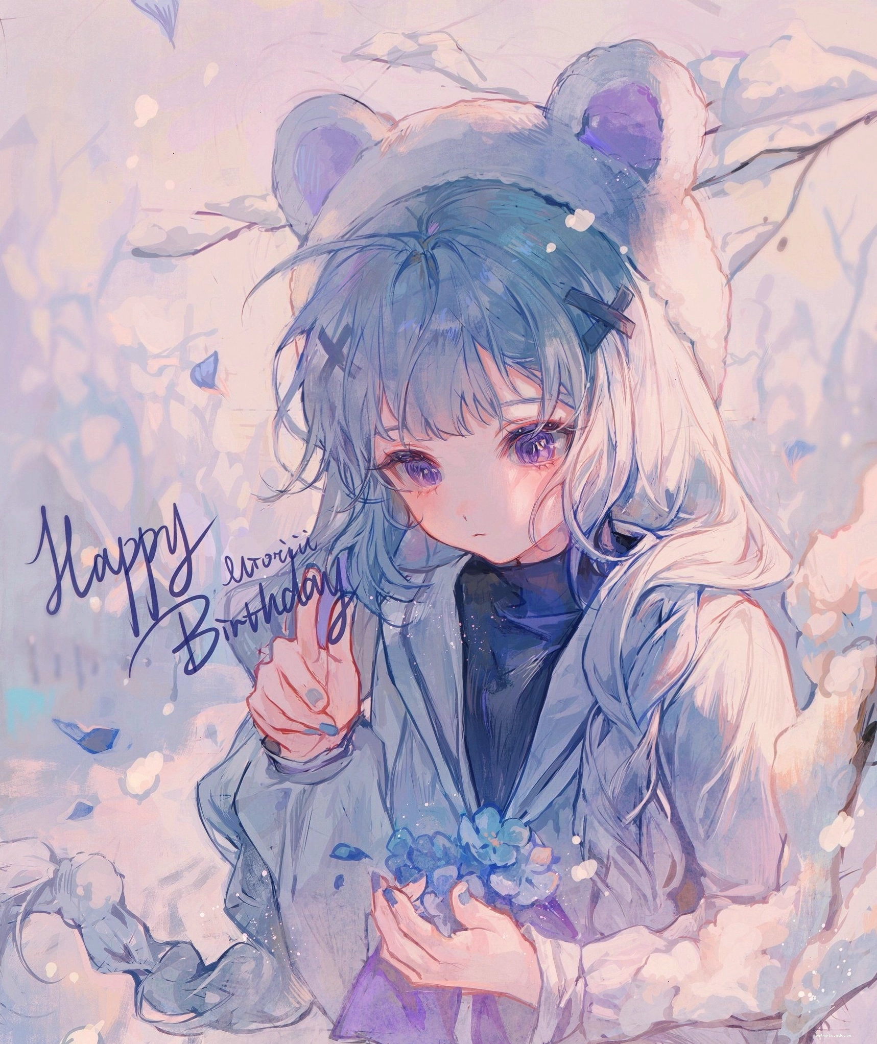 Hình ảnh anime boy cute với nụ cười tươi tắn và đôi mắt long lanh