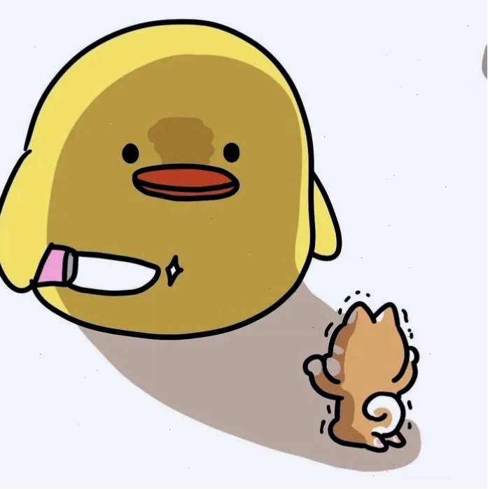 Hình ảnh con vịt cute đang cười tươi