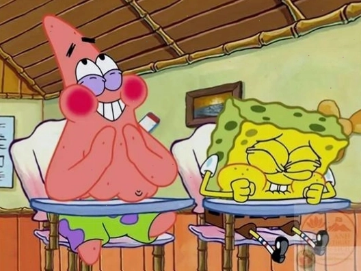 Hình ảnh Spongebob meme hài hước, vui nhộn