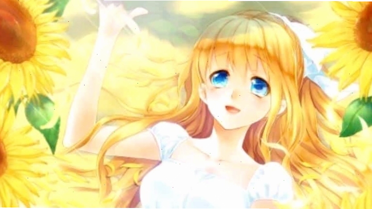 Hình nền anime với gam màu vàng chủ đạo, tạo cảm giác ấm áp