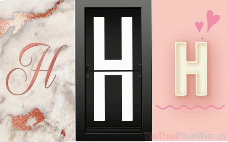 Hình nền chữ H đẹp cho điện thoại với phong cách tinh tế