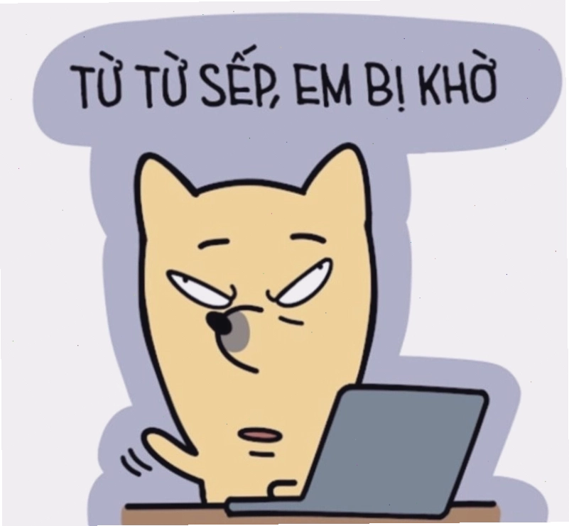 Hình nền máy tính meme con chó