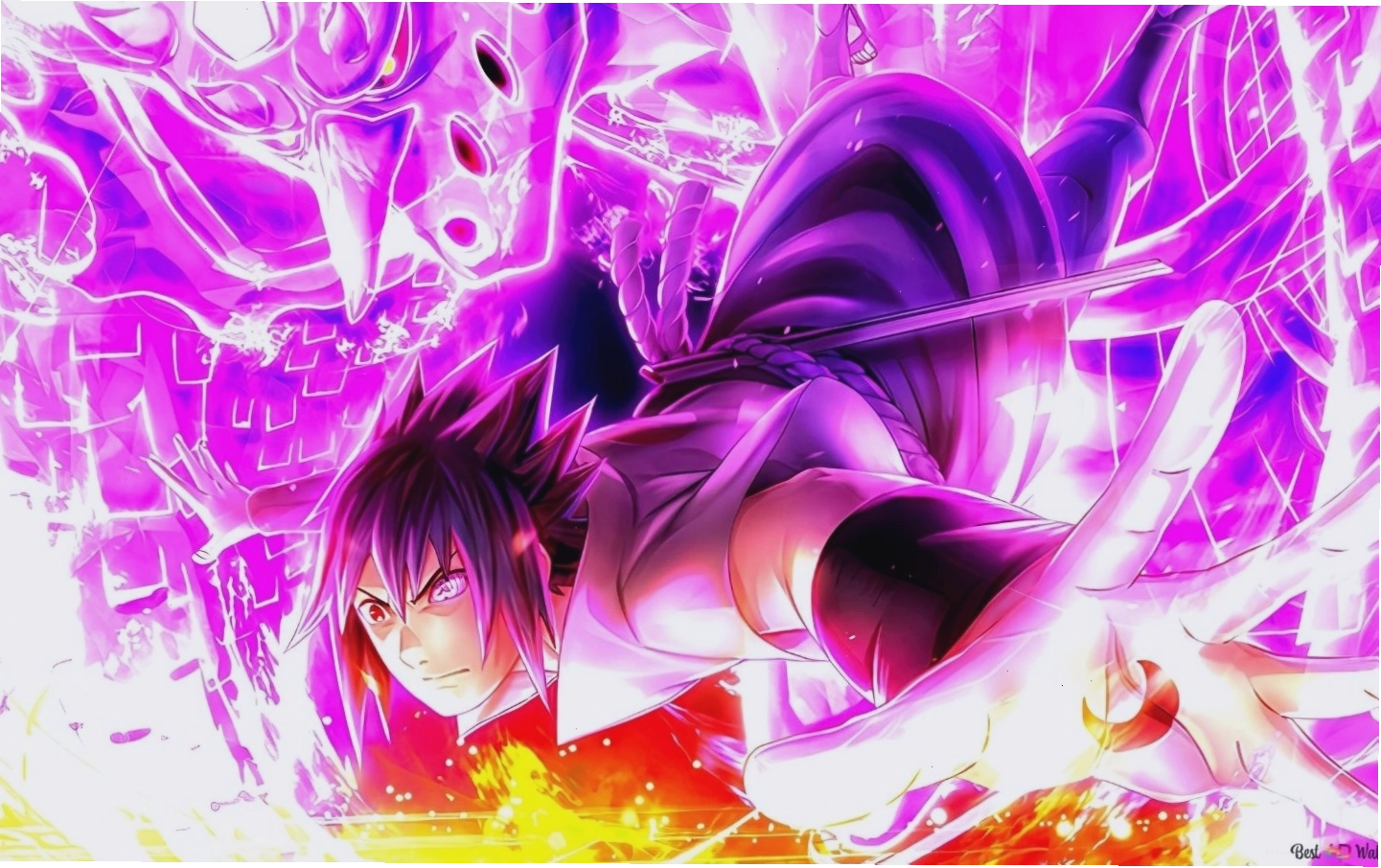 Hình nền Sasuke Uchiha trong phiên bản mạnh nhất