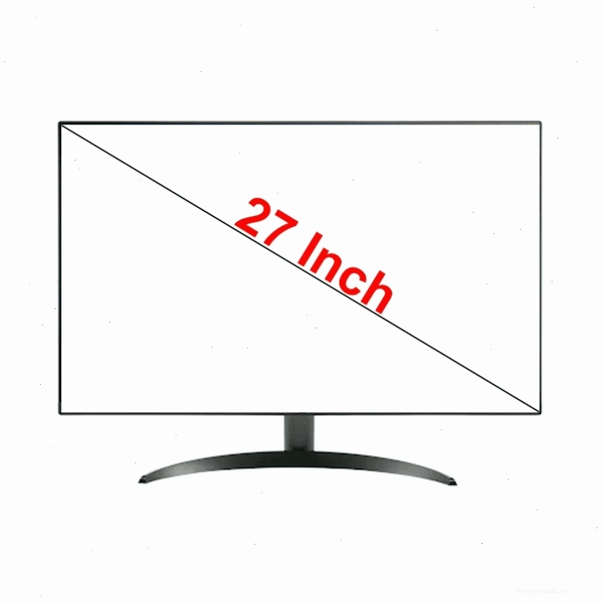 Kiểm tra chất lượng hiển thị của màn hình 27 inch sau khi sửa chữa
