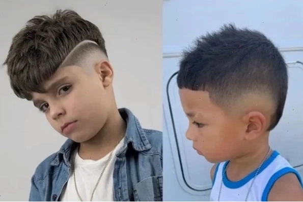 Kiểu tóc Mohawk táo bạo cho bé trai