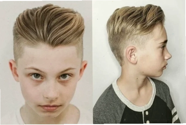 Kiểu tóc Pompadour lịch lãm cho bé trai