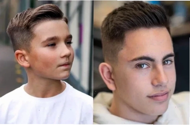 Kiểu tóc Pompadour phồng bồng bềnh cho bé trai