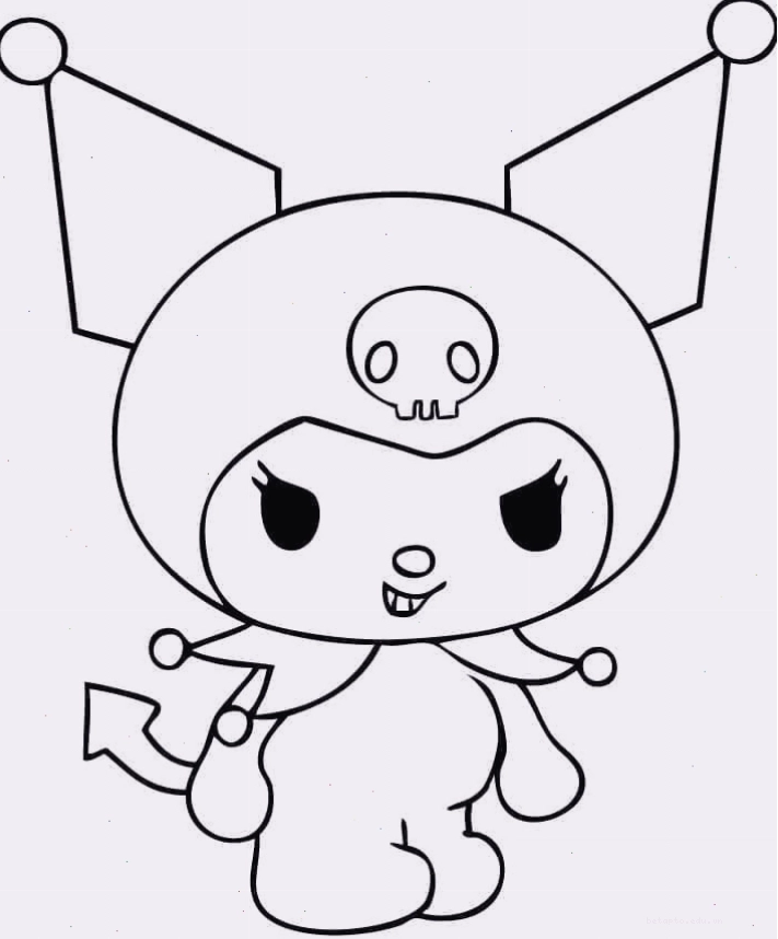 Kuromi Mỉm Cười