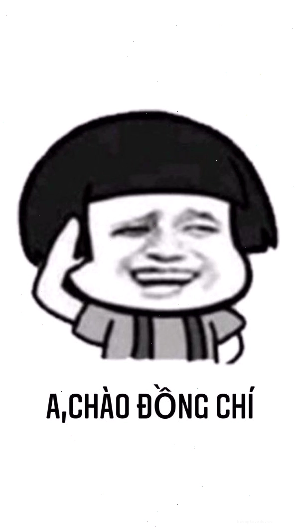 Meme chào bạn bè