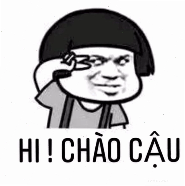 Meme chào thân thiện