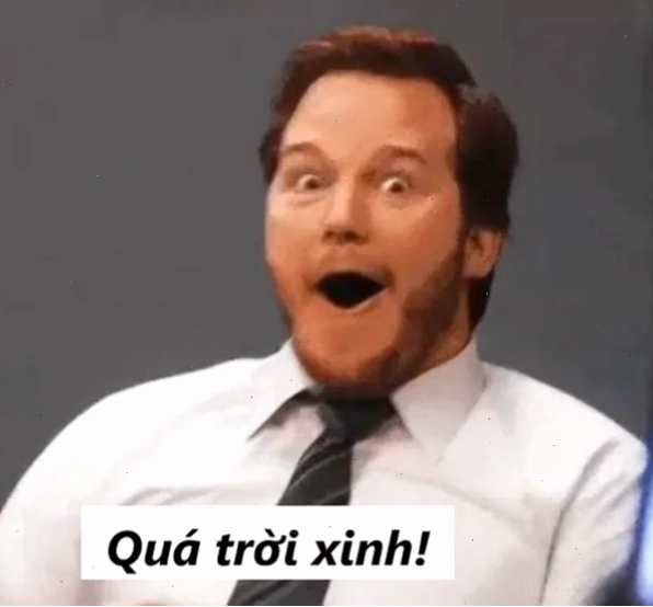Meme khen 4 với nội dung hài hước về sự giỏi giang