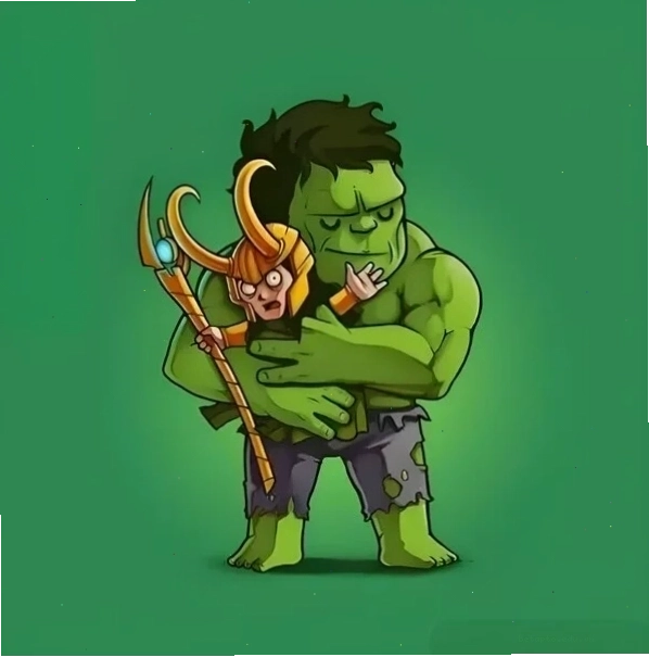 Meme người khổng lồ xanh ôm đầy bất ngờ