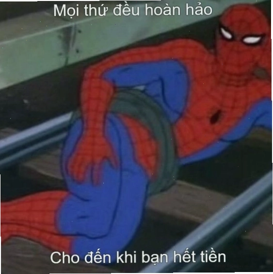 Meme Spiderman chỉ tay vào nhau thể hiện sự đổ lỗi