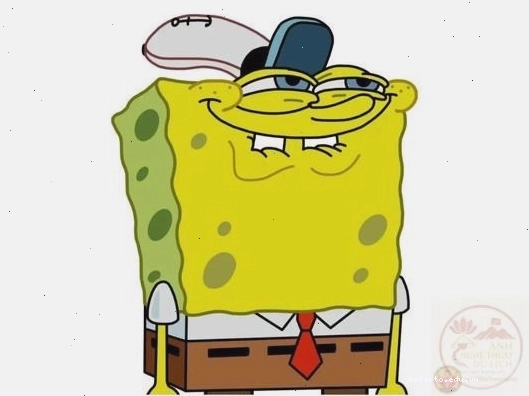 Meme Spongebob với biểu cảm khó đỡ, thể hiện sự bối rối