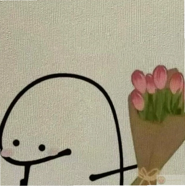 Meme tặng hoa tulip