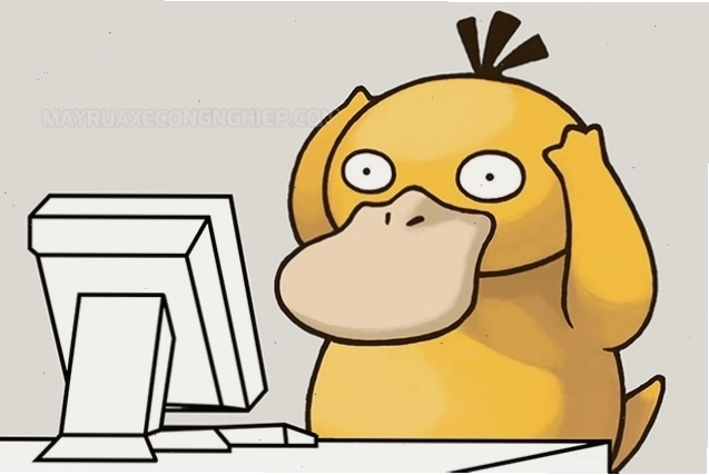Meme vịt vàng với biểu cảm ôm đầu quen thuộc