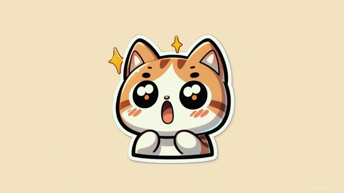 Mèo chibi đang chơi đùa