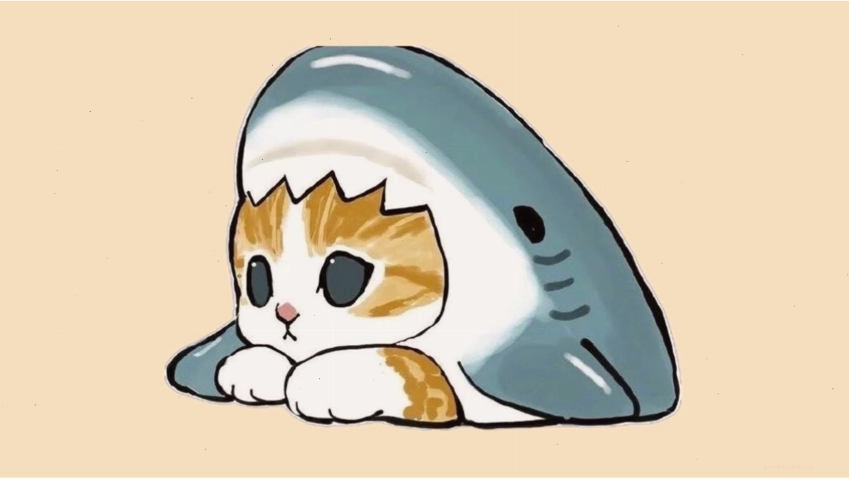 Mèo chibi dễ thương trong trang phục ngộ nghĩnh