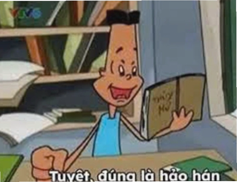minh họa meme hảo hán trong đời sống