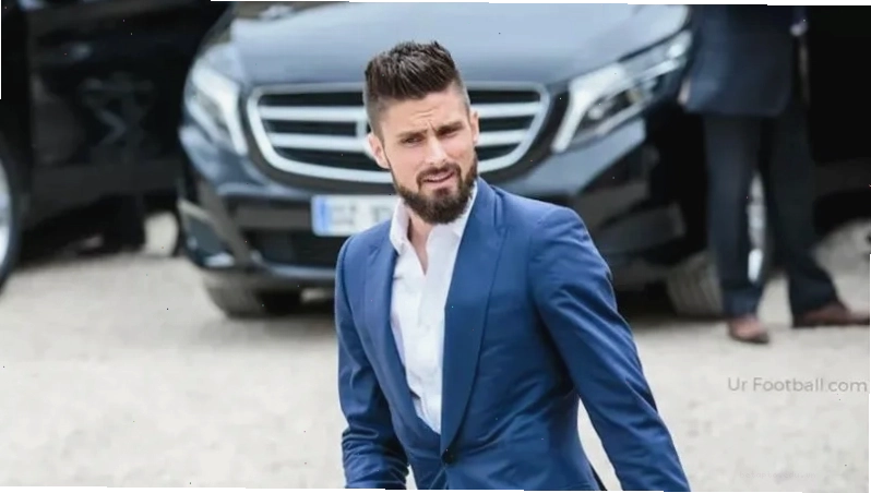 Olivier Giroud với vẻ ngoài lịch lãm và nam tính