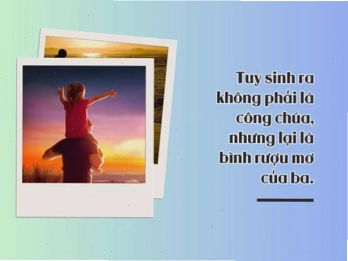 Stt hài hước về con gái rượu thể hiện tình yêu thương và sự chiều chuộng của cha mẹ