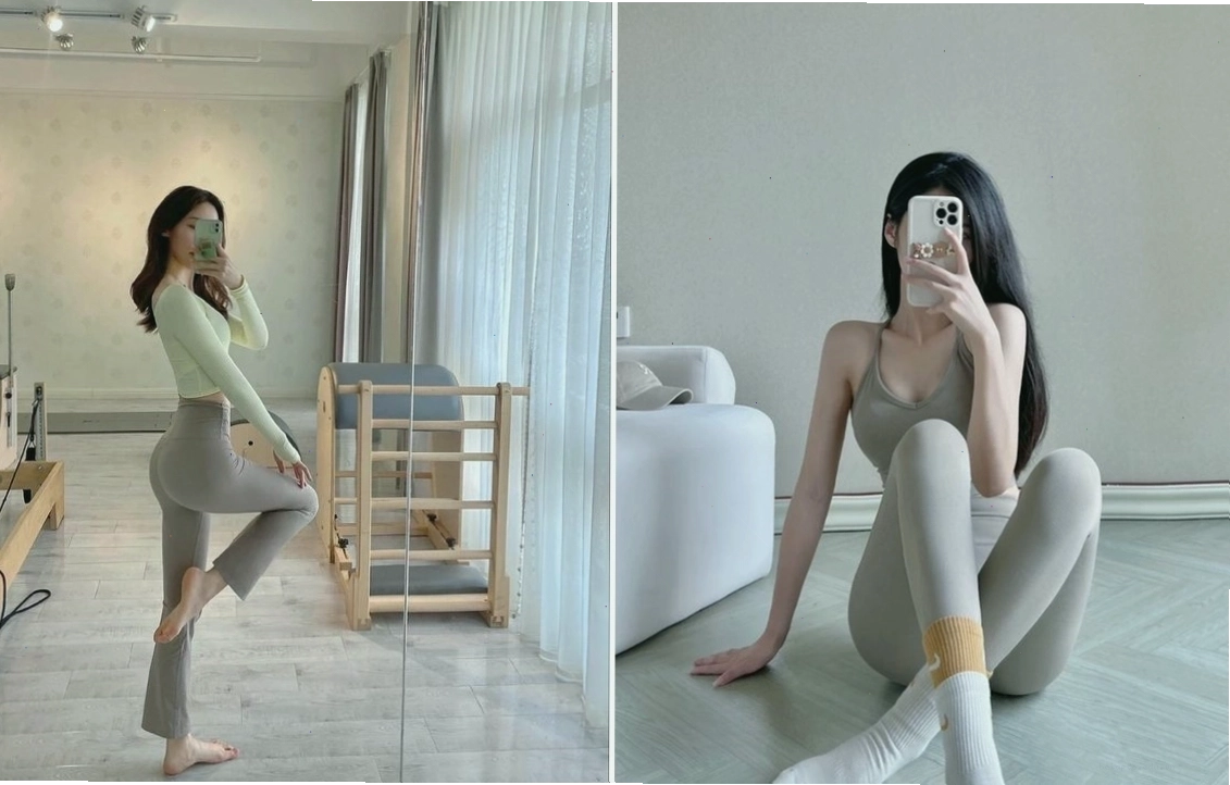 Tạo dáng chụp ảnh khoe body trước gương