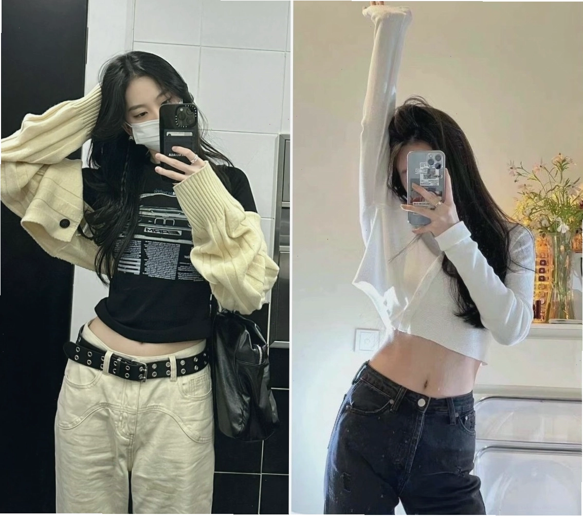 Tạo dáng chụp ảnh trước gương nhà tắm đầy gợi cảm