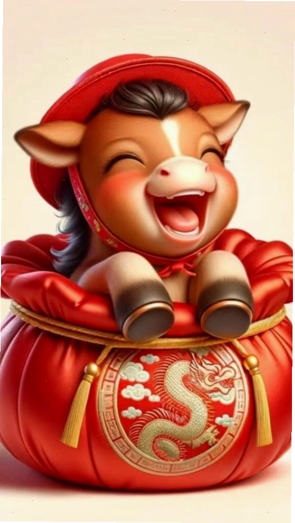Tiểu Ngựa nằm túi lộc đầy ắp vàng
