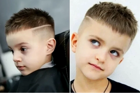 Tóc Side Part nhẹ nhàng cho bé trai 7 tuổi mặt dài