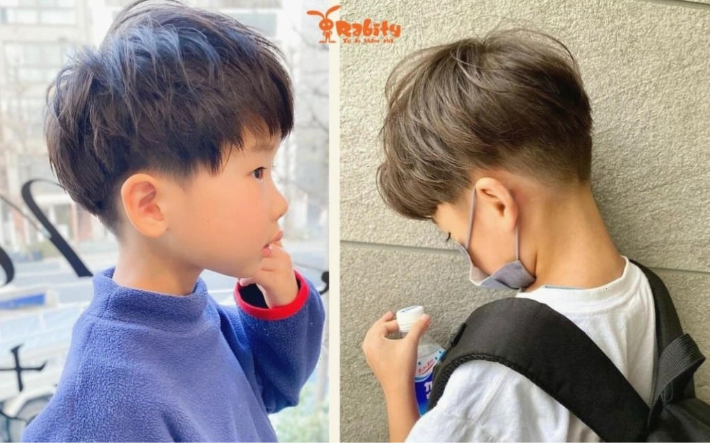 Tóc undercut cho bé trai 1-2 tuổi vừa đáng yêu vừa phá cách