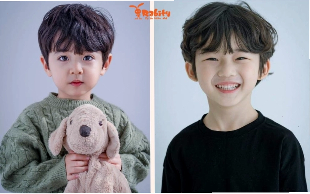 Tóc xoăn nhẹ tôn lên nét hồn nhiên của bé trai 1-2 tuổi