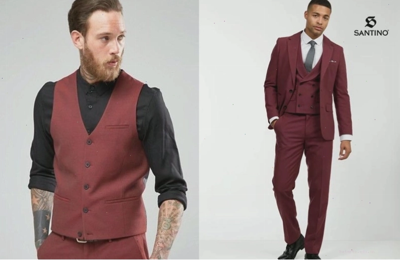 Tổng thể trang phục vest nam ấn tượng