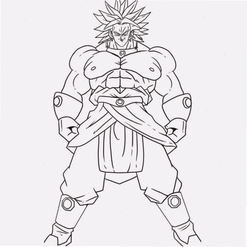 Tranh tô màu Songoku đang chiến đấu với kẻ thù
