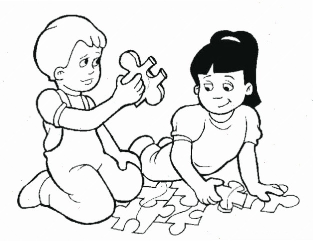 Tranh tô màu xe buýt đưa đón học sinh đến trường