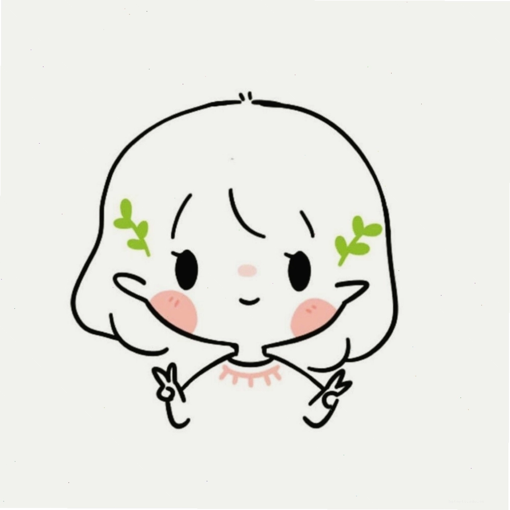Tranh vẽ cô gái chibi đáng yêu với đôi mắt to tròn