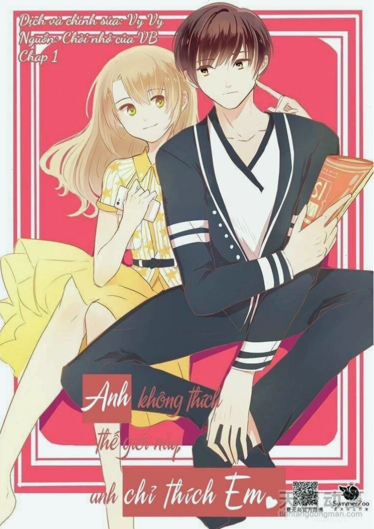 Truyện ngôn tình anime: Anh không thích thế giới này, anh chỉ thích em