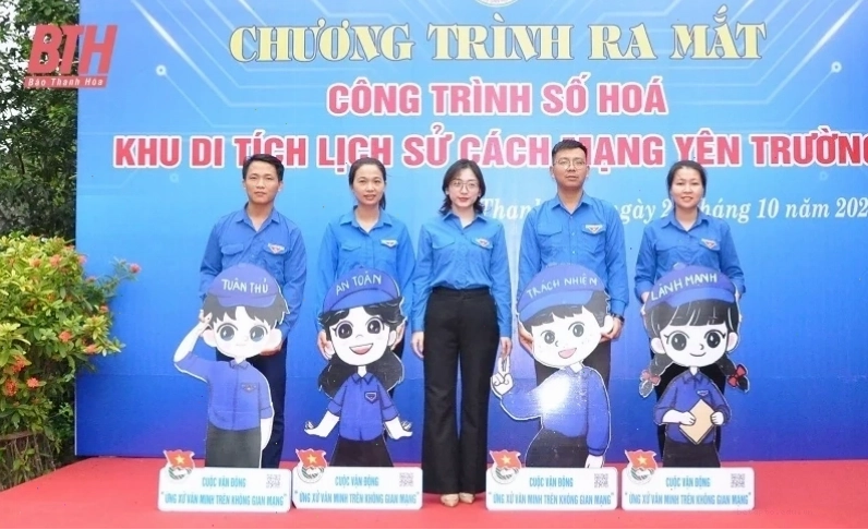 Bàn giao công trình số hóa Khu di tích cho thanh niên