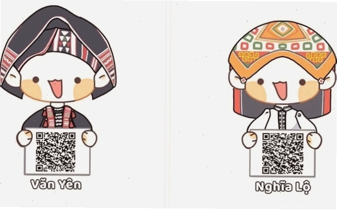 hình chibi chibi các di tích lịch sử được thiết kế sinh động