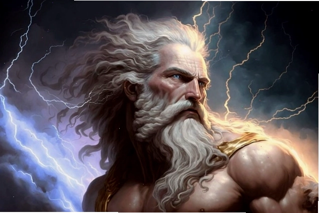 Thần Zeus phiên bản chibi với tia sét quyền năng