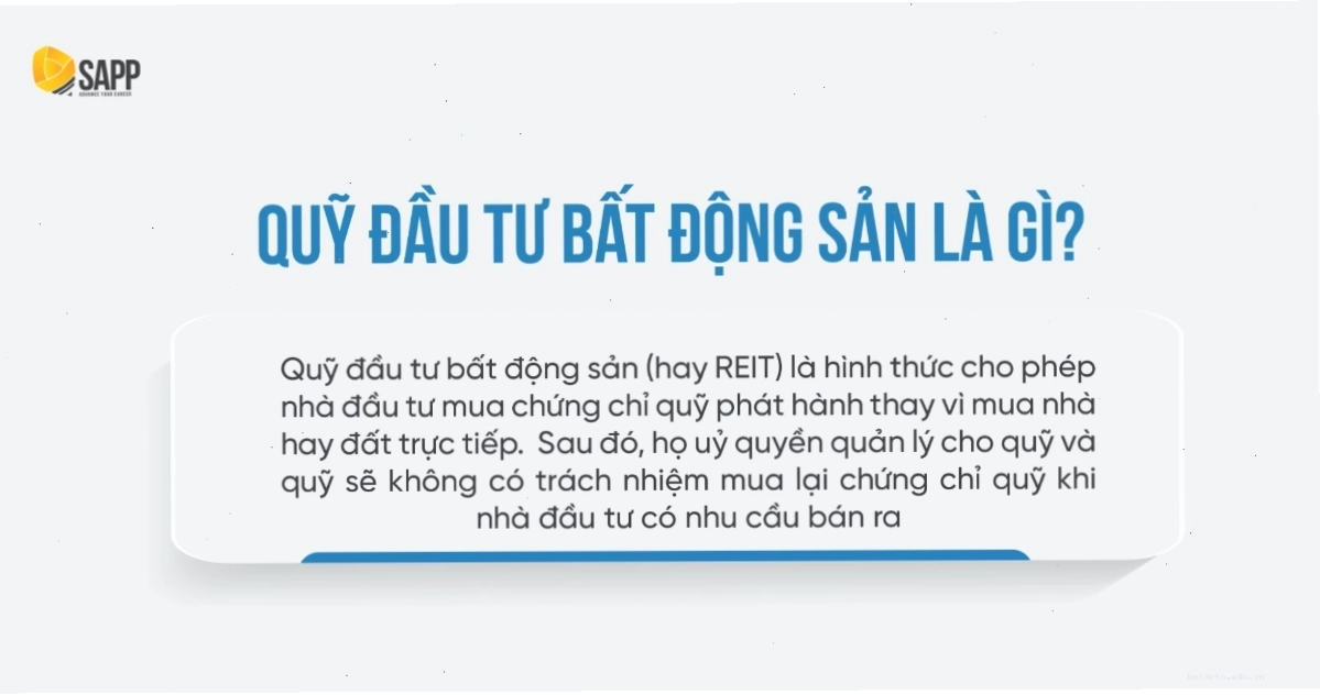 Tìm hiểu về Quỹ Đầu Tư Bất Động Sản REIT
